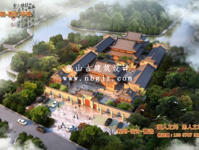 上海天福寺重建规划效果图
