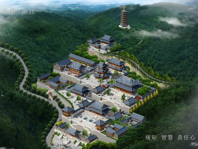 上海龙王寺古建规划设计布局图